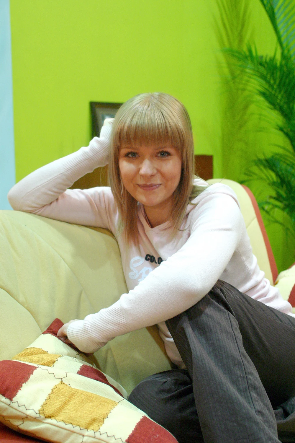 Aneta Zając w 2006 roku na planie "Pierwszej Miłości" Aneta Zając w 2006 roku na planie "Pierwszej Miłości"