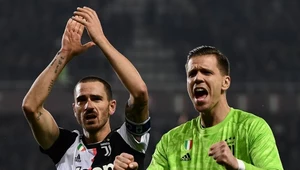 Piłkarze Juventusu - Wojciech Szczęsny i Leonardo Bonucci