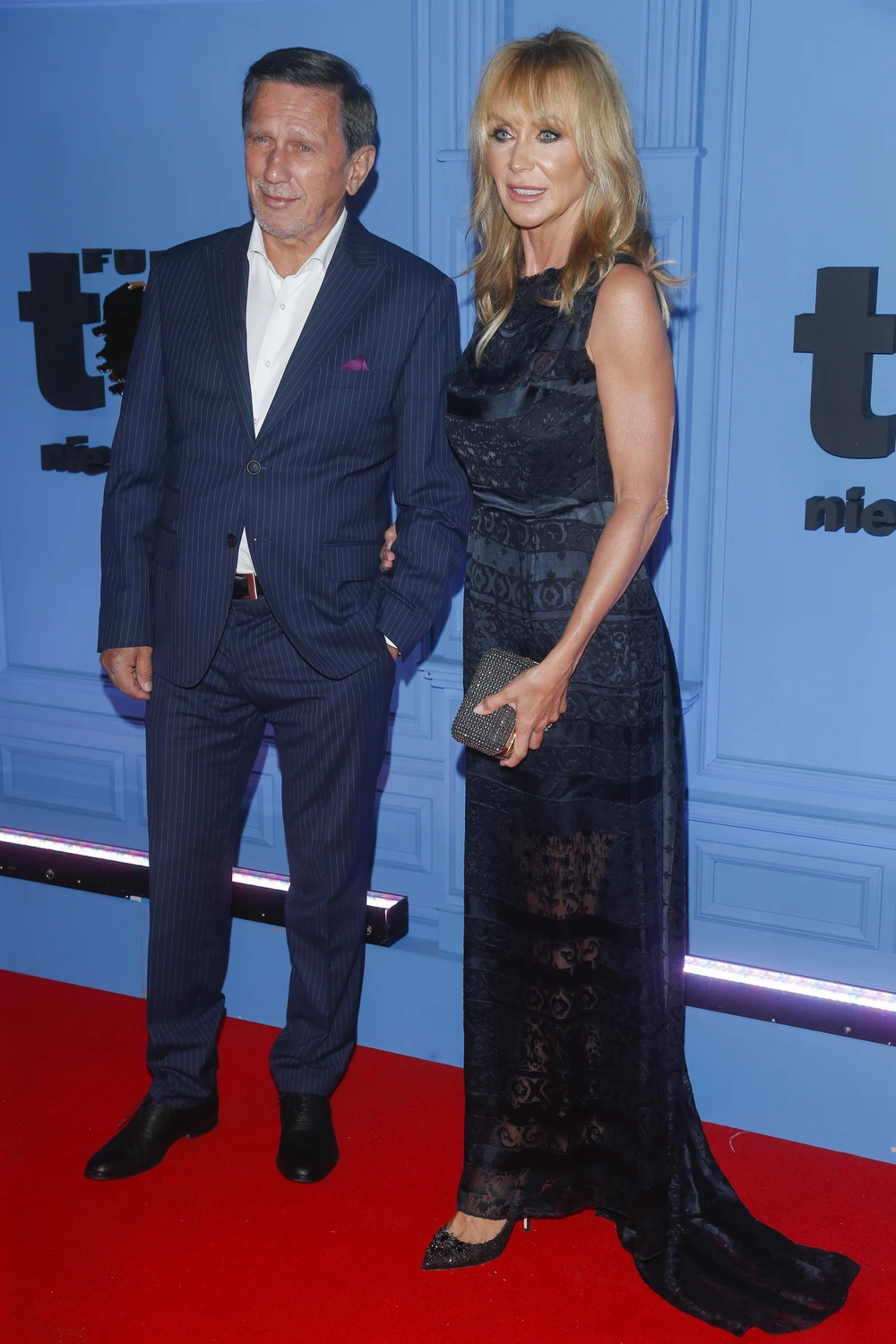 Jan Englert z żoną, Beatą Ścibakówną