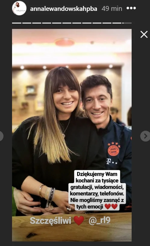 Szczęśliwi Lewandowscy po meczu Szczęśliwi Lewandowscy po meczu