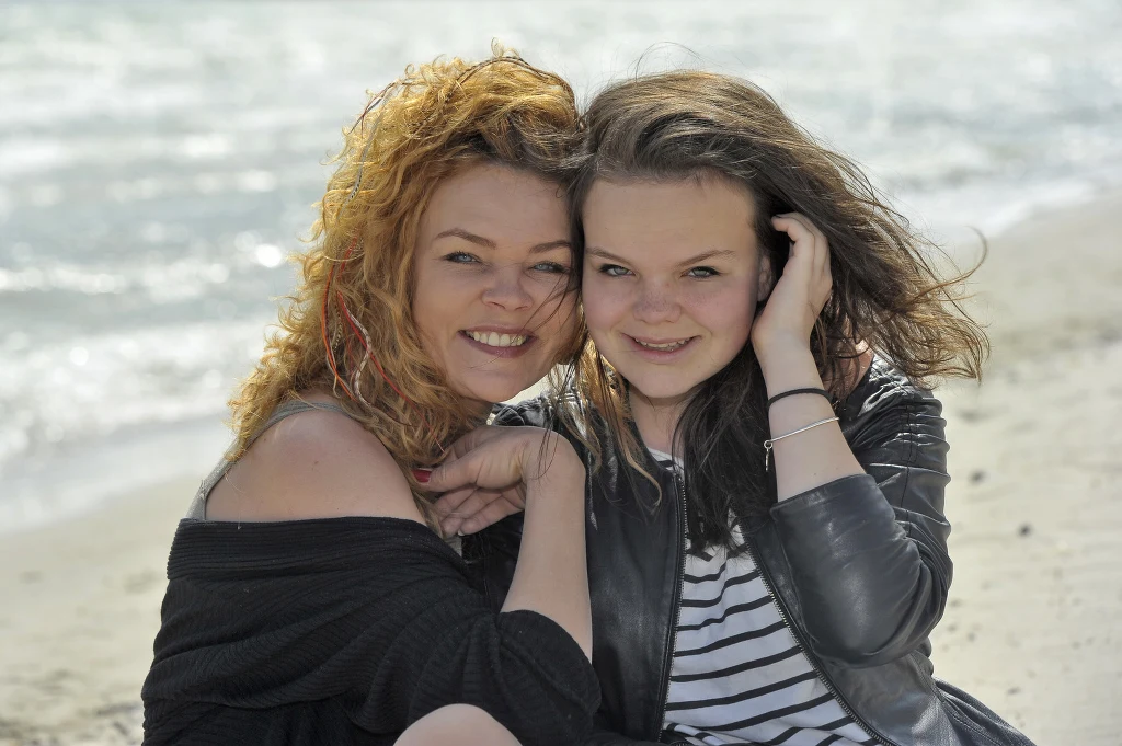 Beata Kawka z córką, 2012 rok Beata Kawka z córką, 2012 rok