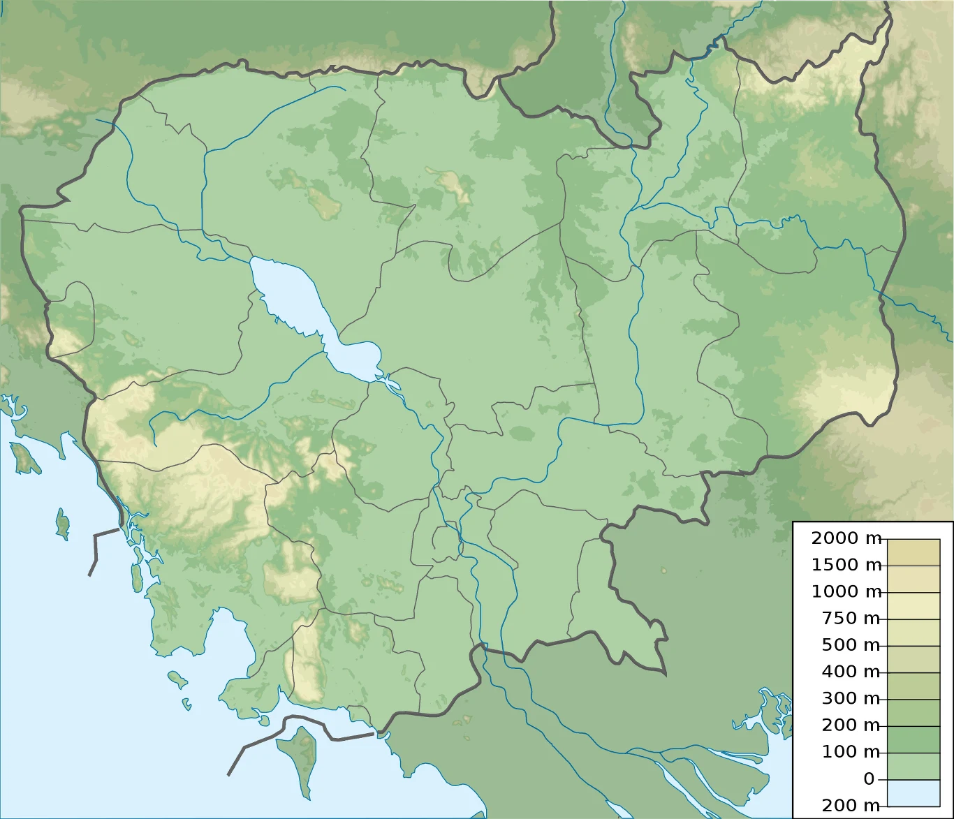 Góry Phnom Kulen - to tutaj znaleziono stolicę Imperium Khmerów