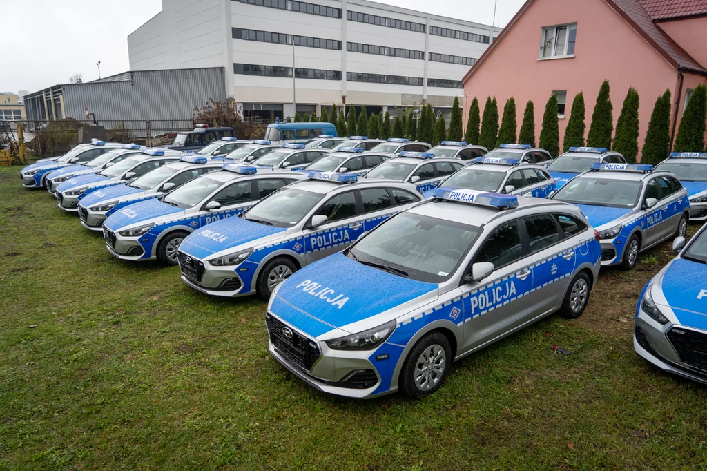 Policyjne Hyundaie i30 Wagon