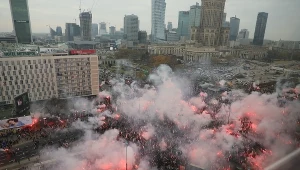 Uczestnicy Marszu Niepodległości 2019