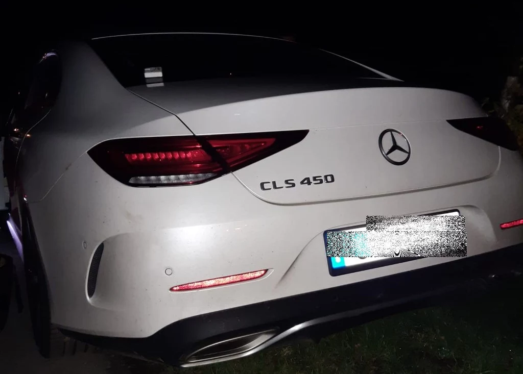 Odzyskany Mercedes CLS