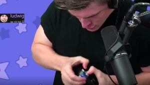 Fragment filmu zamieszczonego w serwisie Twitch.tv na kanale "Ludwig"