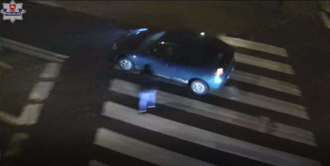 Pijany kierowca prawie potrąciłby pieszego Pijany kierowca prawie potrąciłby pieszego