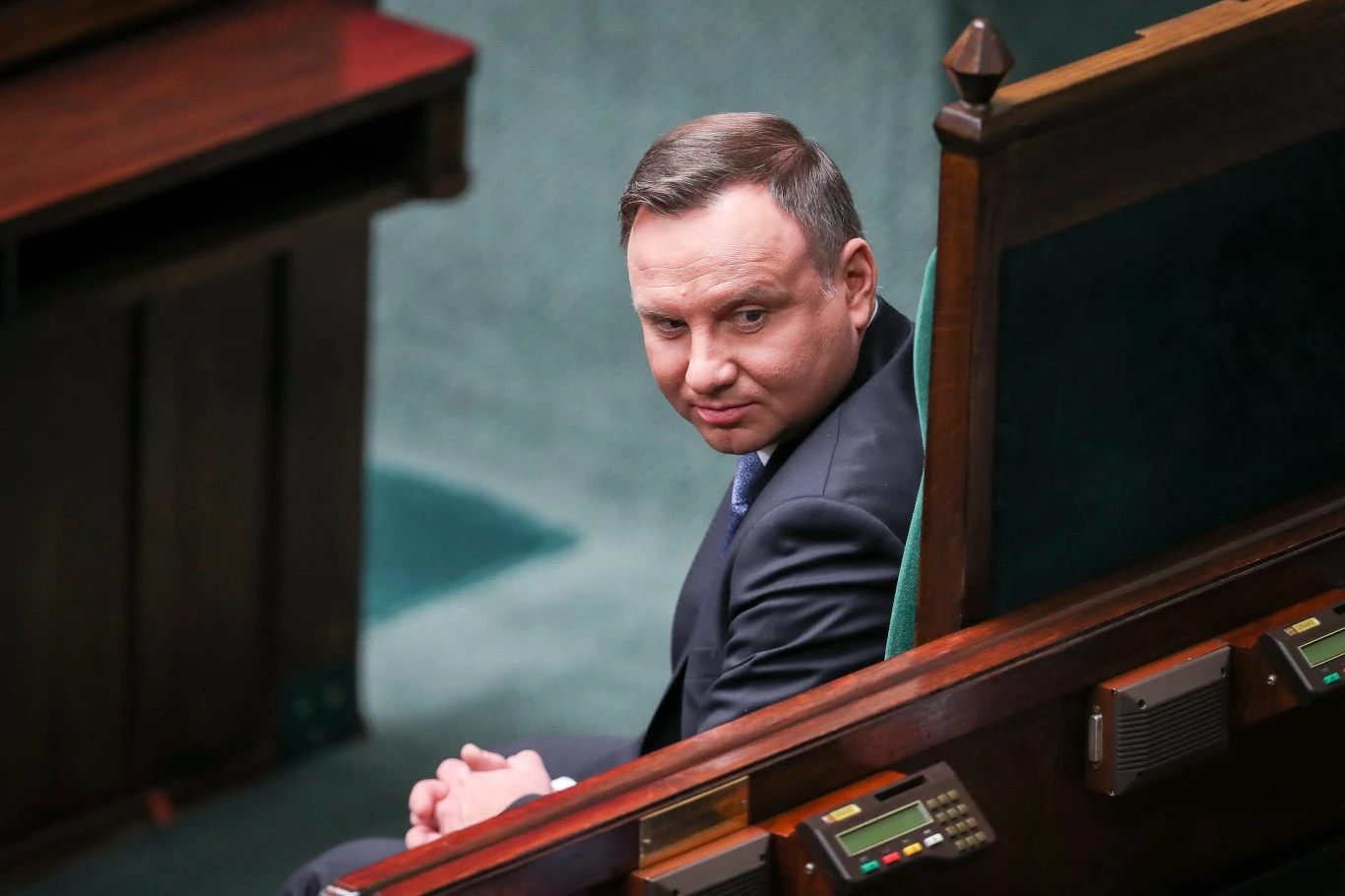 Prezydent Andrzej Duda podczas inauguracji nowej kadencji Sejmu Prezydent Andrzej Duda podczas inauguracji nowej kadencji Sejmu