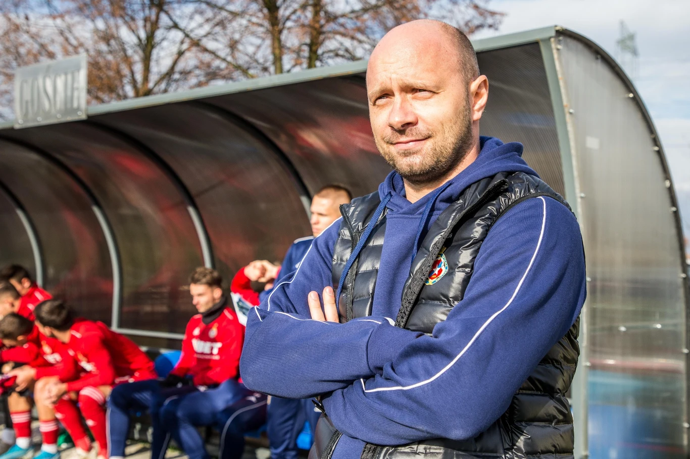 Artur Skowronek podczas sparingu Wisły z Radziszowianką Artur Skowronek podczas sparingu Wisły z Radziszowianką