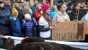 Mieszkańcy Zakopanego protestują przeciwko Sylwestrowi TVP