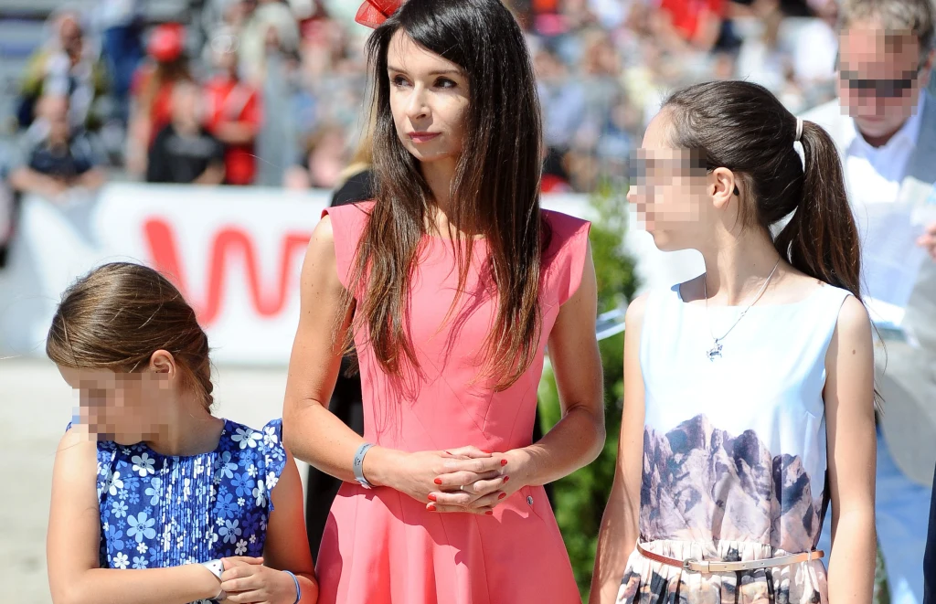 Marta Kaczyńska z córkami, 2016 rok