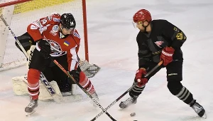 Bartłomiej Bychawski w meczu z HC Donbas