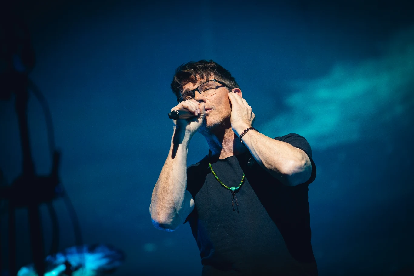 Morten Harket (a-ha) na koncercie w Warszawie Morten Harket (a-ha) na koncercie w Warszawie