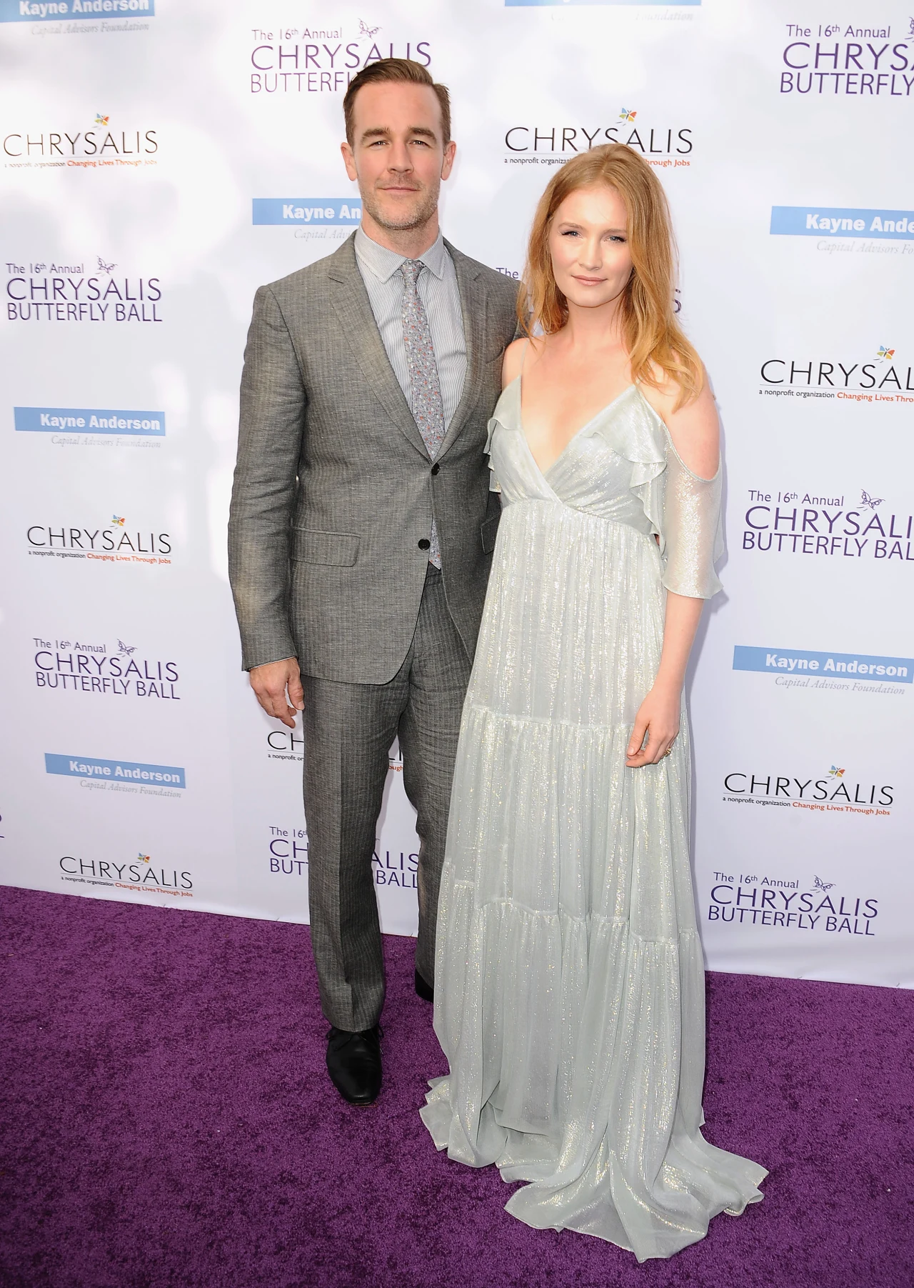 James van der Beek z żoną James van der Beek z żoną