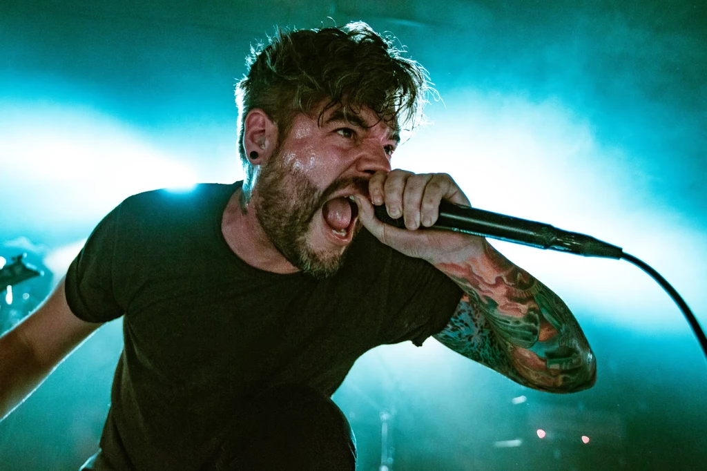 Hernan "Eddie" Hermida (Suicide Silence) w akcji