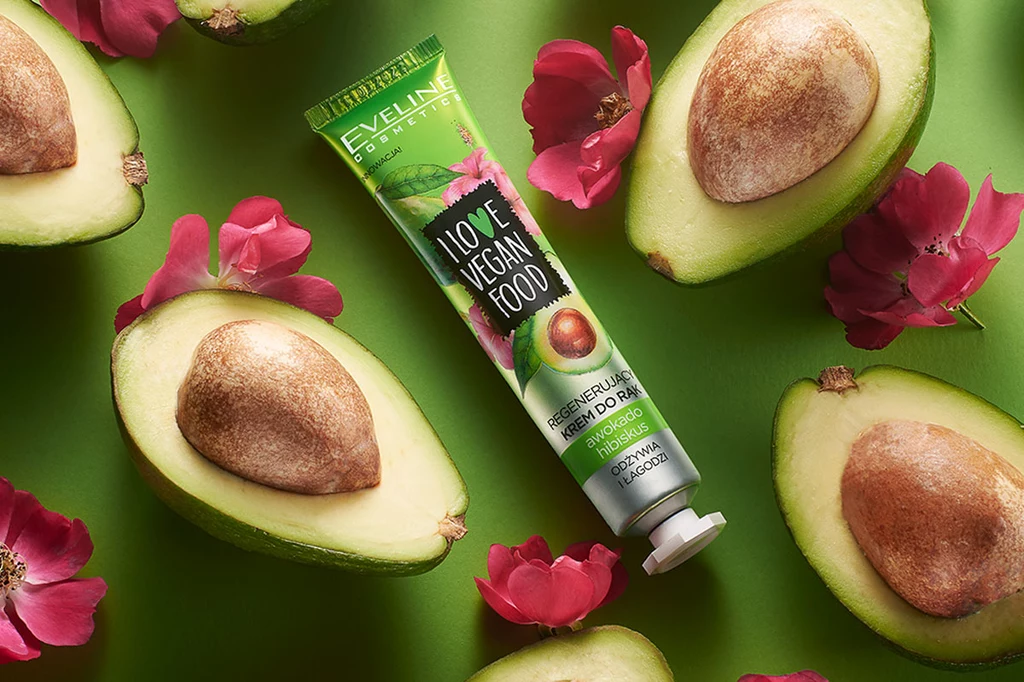 Regenerujący krem do rąk I Love Vegan Food Eveline Cosmetics Hibiskus & Avocado