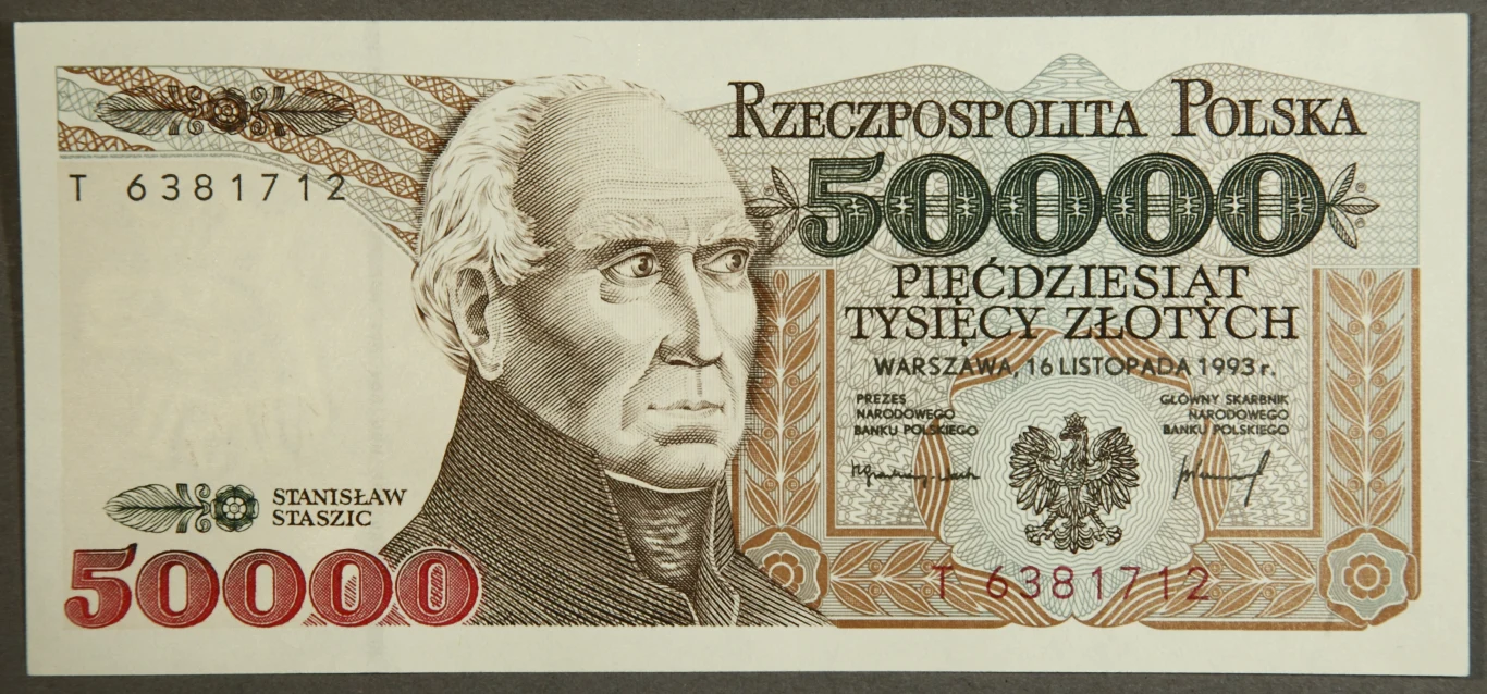 Banknot 50 000 zł