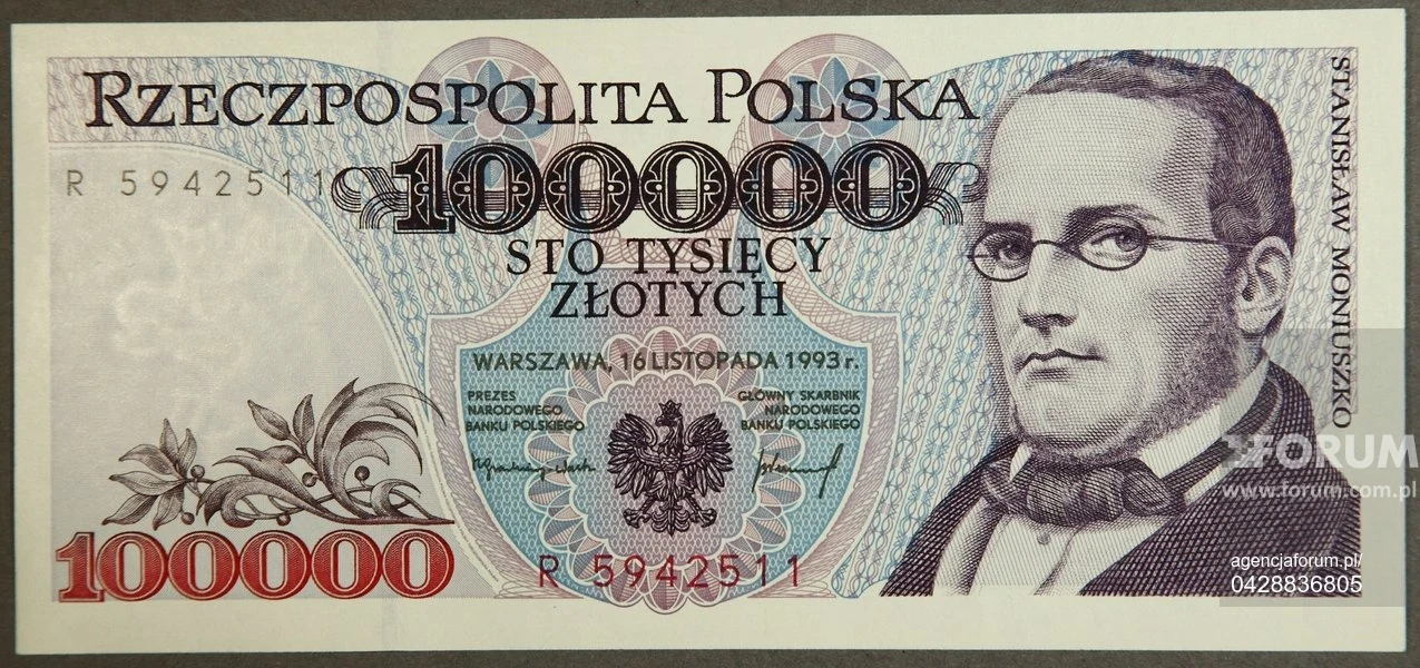 Banknot 100 000 zł