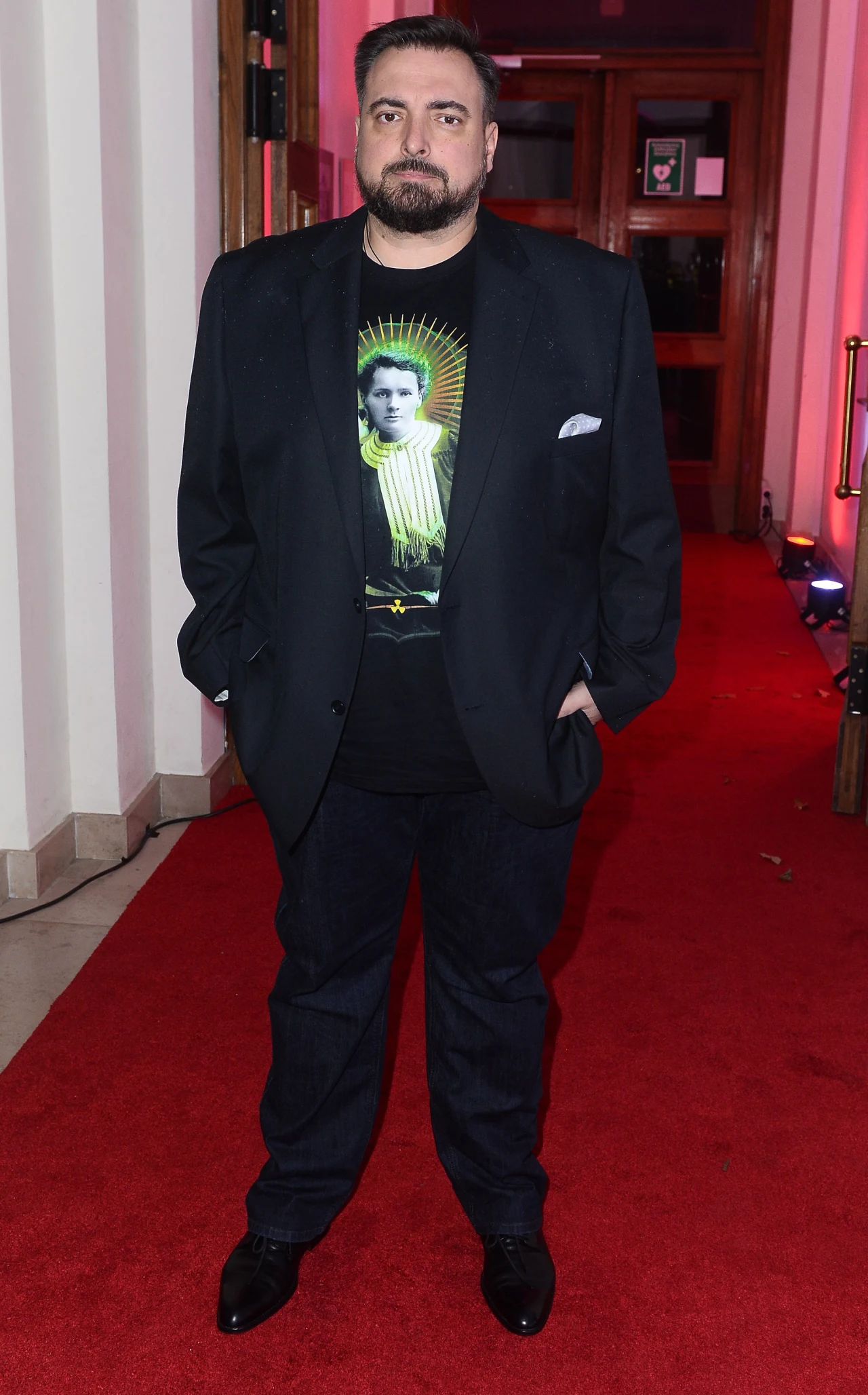 Tomasz Sekielski na gali 21 listopada Tomasz Sekielski na gali 21 listopada