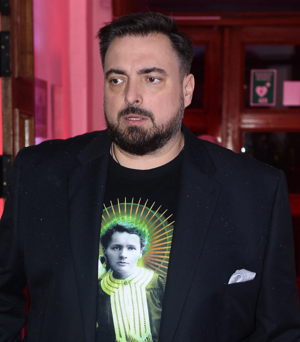 Tomasz Sekielski na gali 21 listopada Tomasz Sekielski na gali 21 listopada