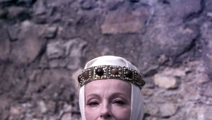 Aleksandra Śląska na planie serialu "Królowa Bona"