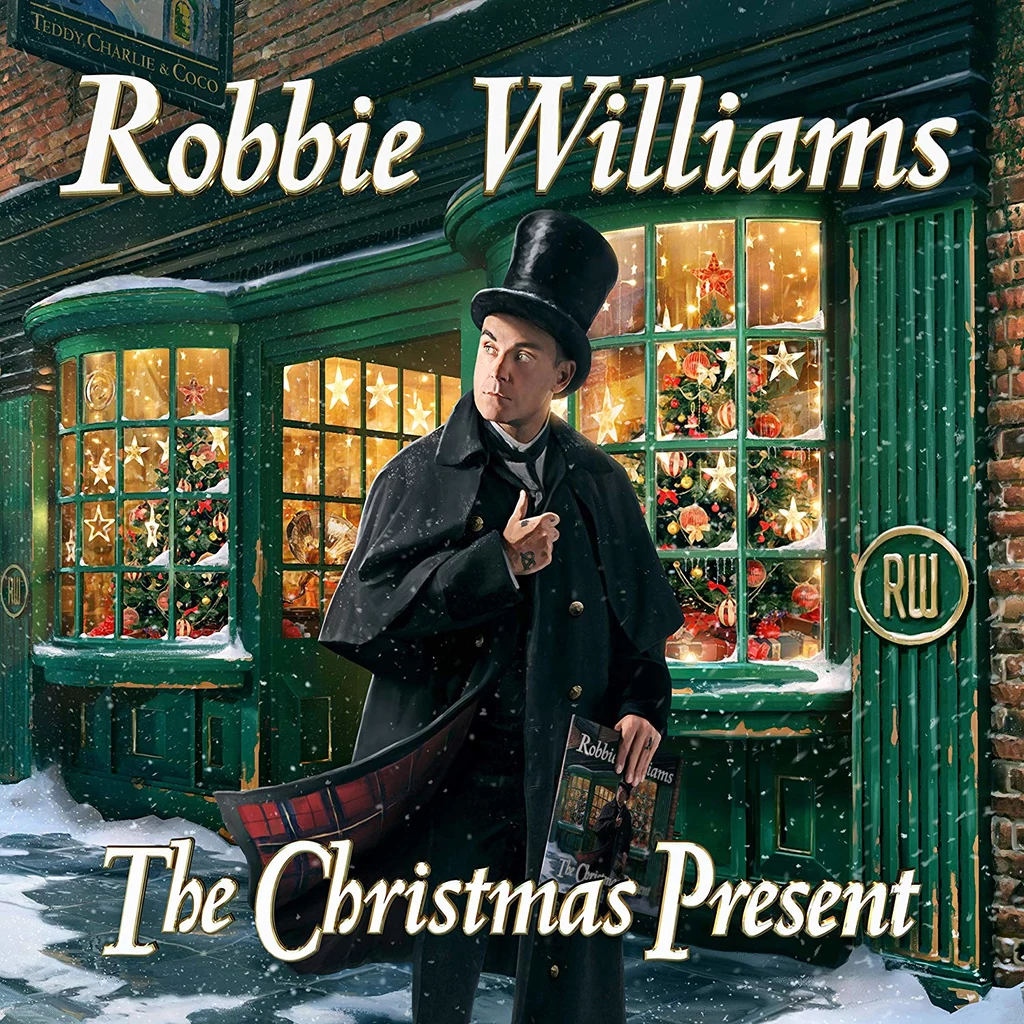 Robbie Williams na okładce świątecznej płyty "The Christmas Present"