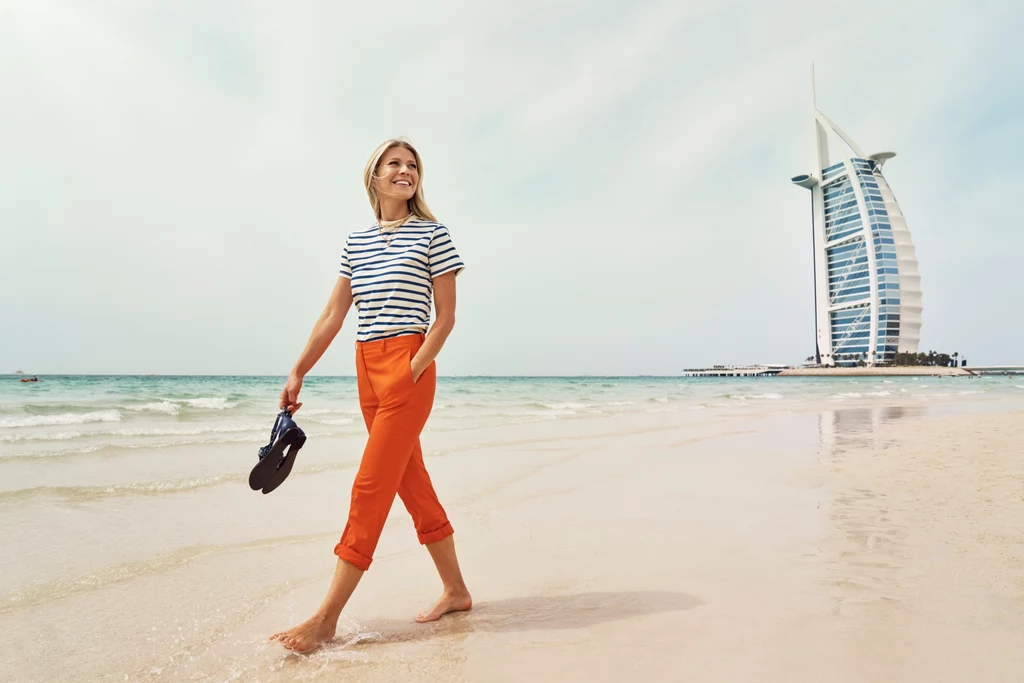 Gwyneth Paltrow na plaży w Dubaju