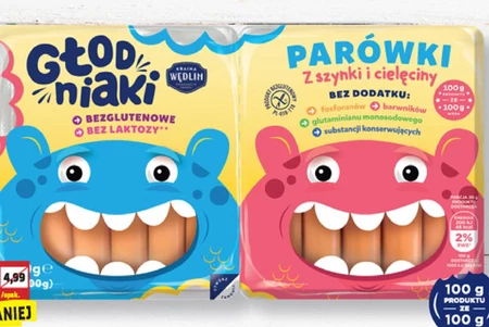 Parówki Głodniaki Kraina Wędlin