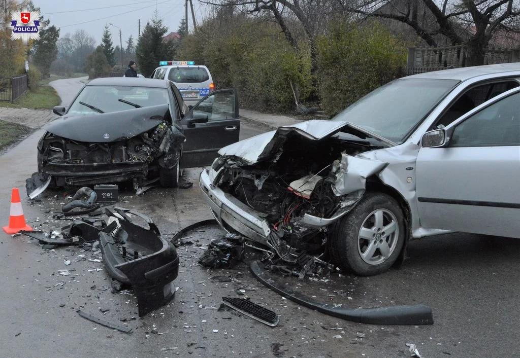 Wypadek wyglądał groźnie, ale nikt nie odniósł poważnych obrażeń