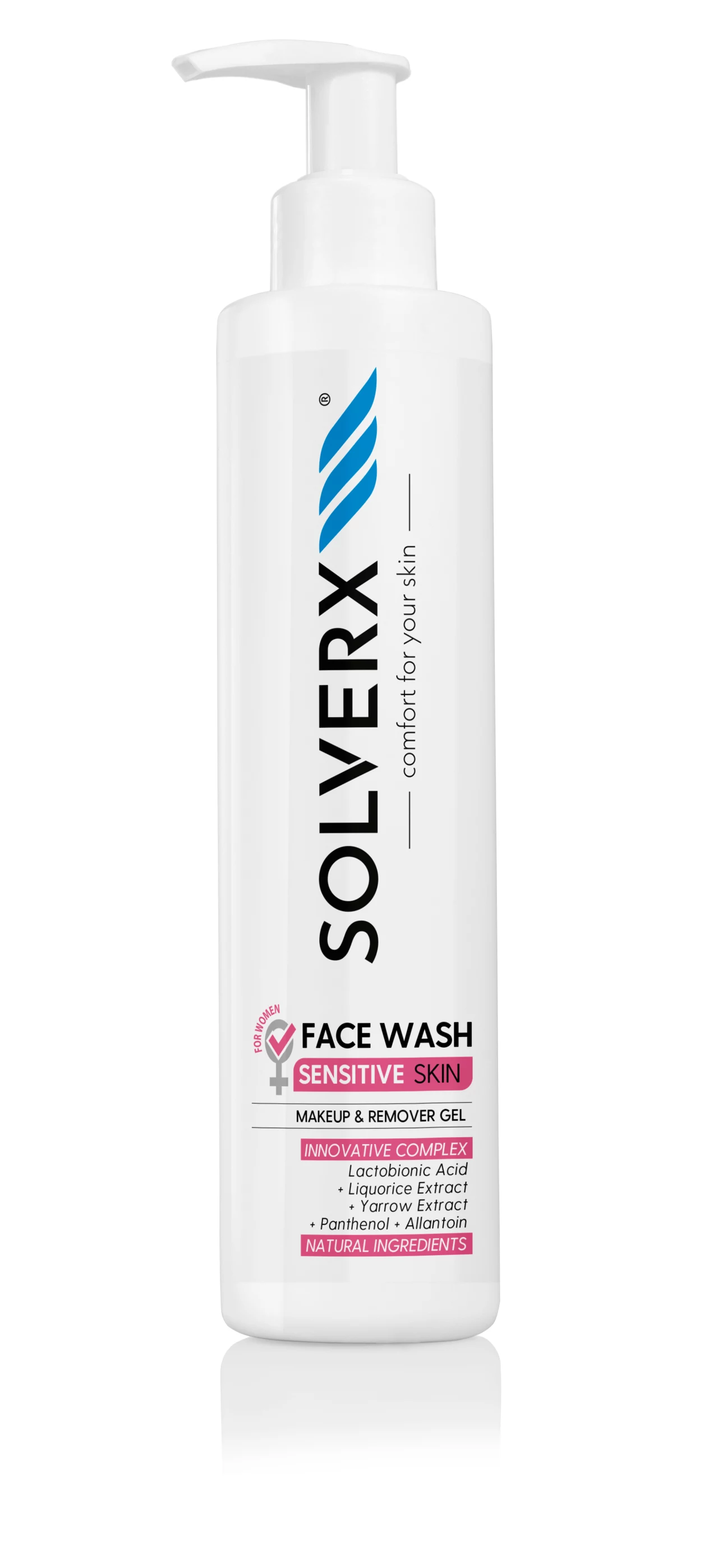Sensitive Skin Woman Face Wash Gel do mycia twarzy oraz demakijażu twarzy i oczu Sensitive Skin Woman Face Wash Gel do mycia twarzy oraz demakijażu twarzy i oczu