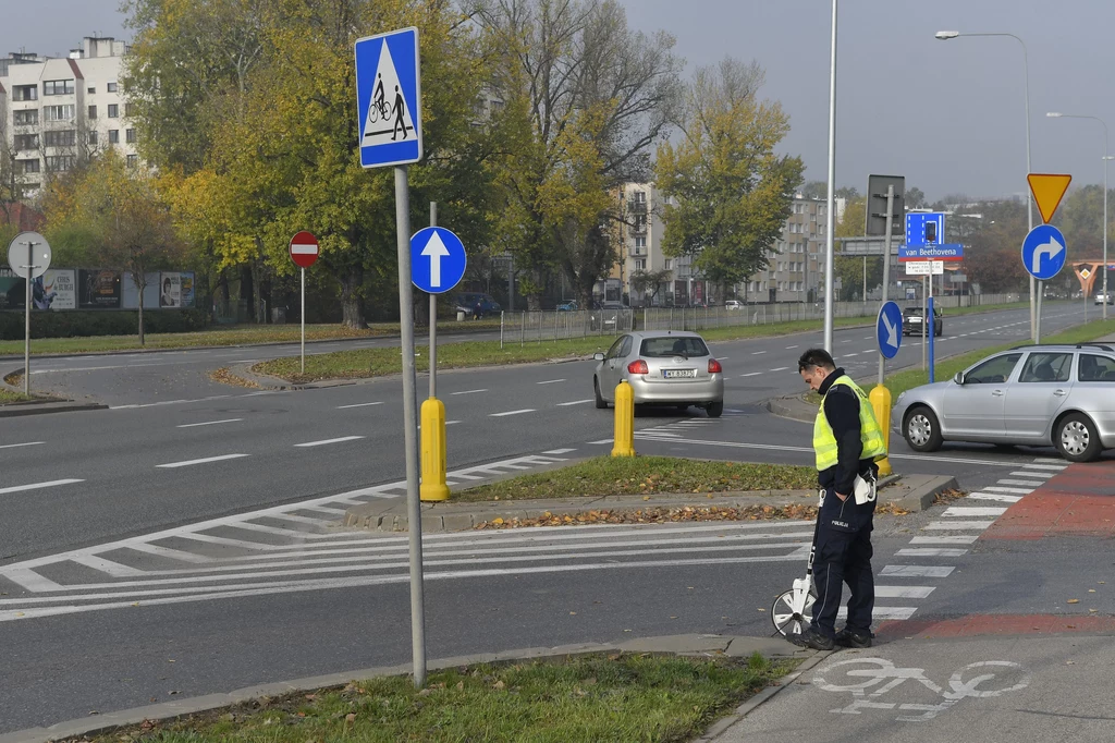 Miejsce, w którym doszło do wypadku