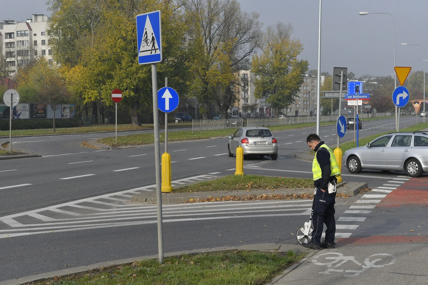 Miejsce, w którym doszło do wypadku Miejsce, w którym doszło do wypadku