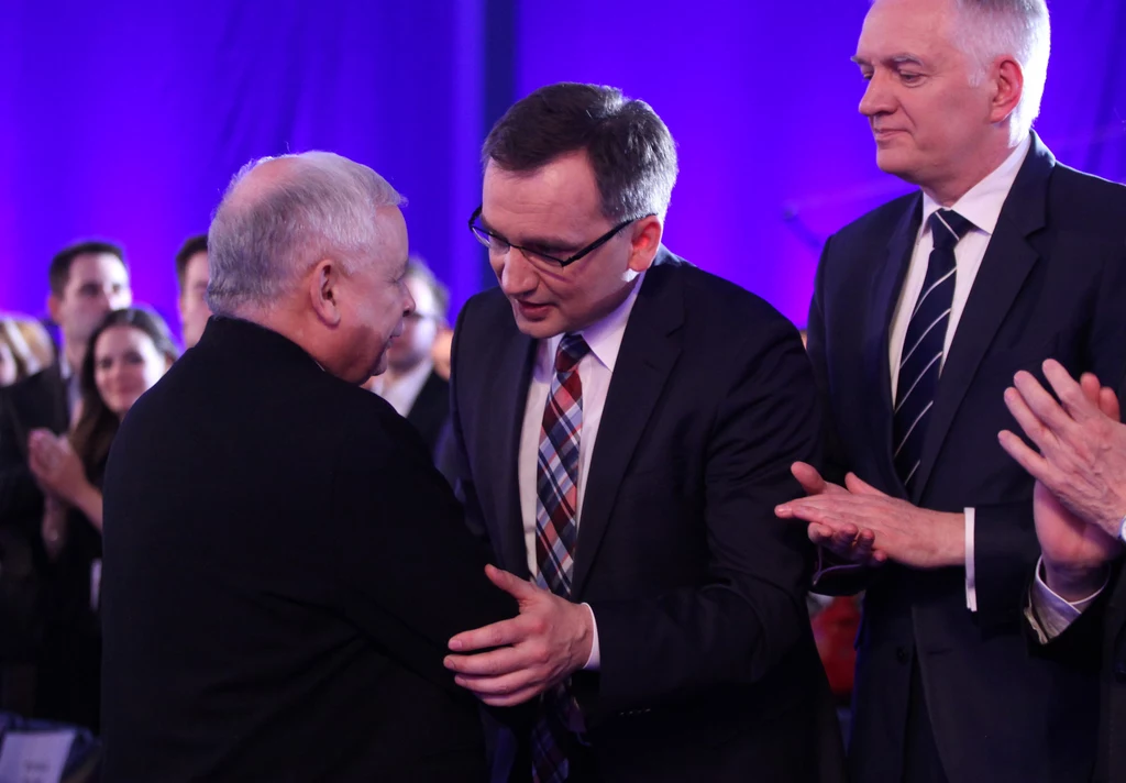 Jarosław Kaczyński, Zbigniew Ziobro i Jarosław Gowin