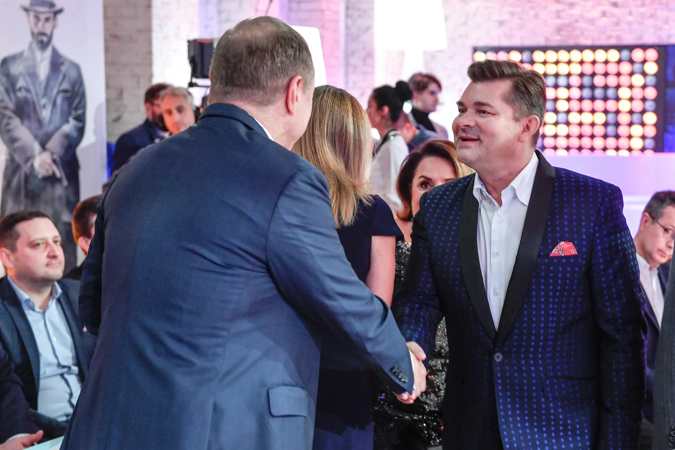 Zenon Martyniuk i prezes TVP, Jacek Kurski Zenon Martyniuk i prezes TVP, Jacek Kurski