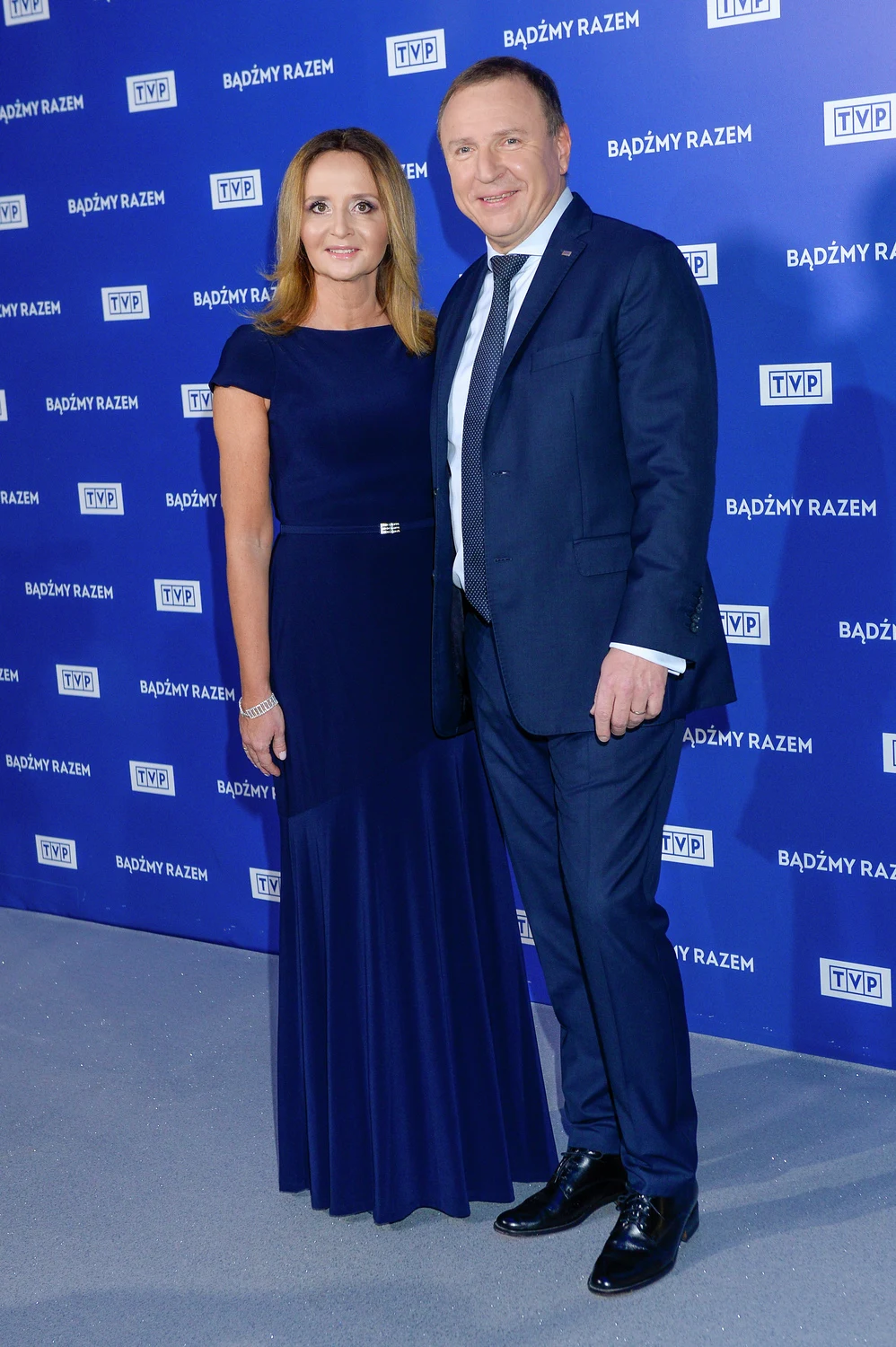 Jacek Kurski razem z żoną na zimowej ramówce TVP Jacek Kurski razem z żoną na zimowej ramówce TVP