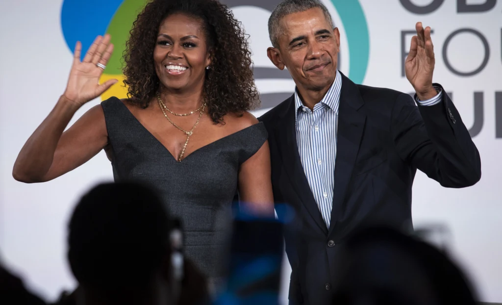 Barack Obama z żoną Michelle