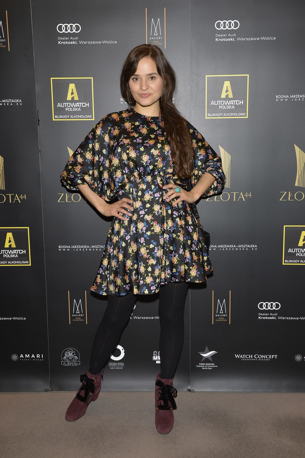 Aleksandra Radwan na wernisażu Bogny Jarzemskiej-Misztalskiej Aleksandra Radwan na wernisażu Bogny Jarzemskiej-Misztalskiej