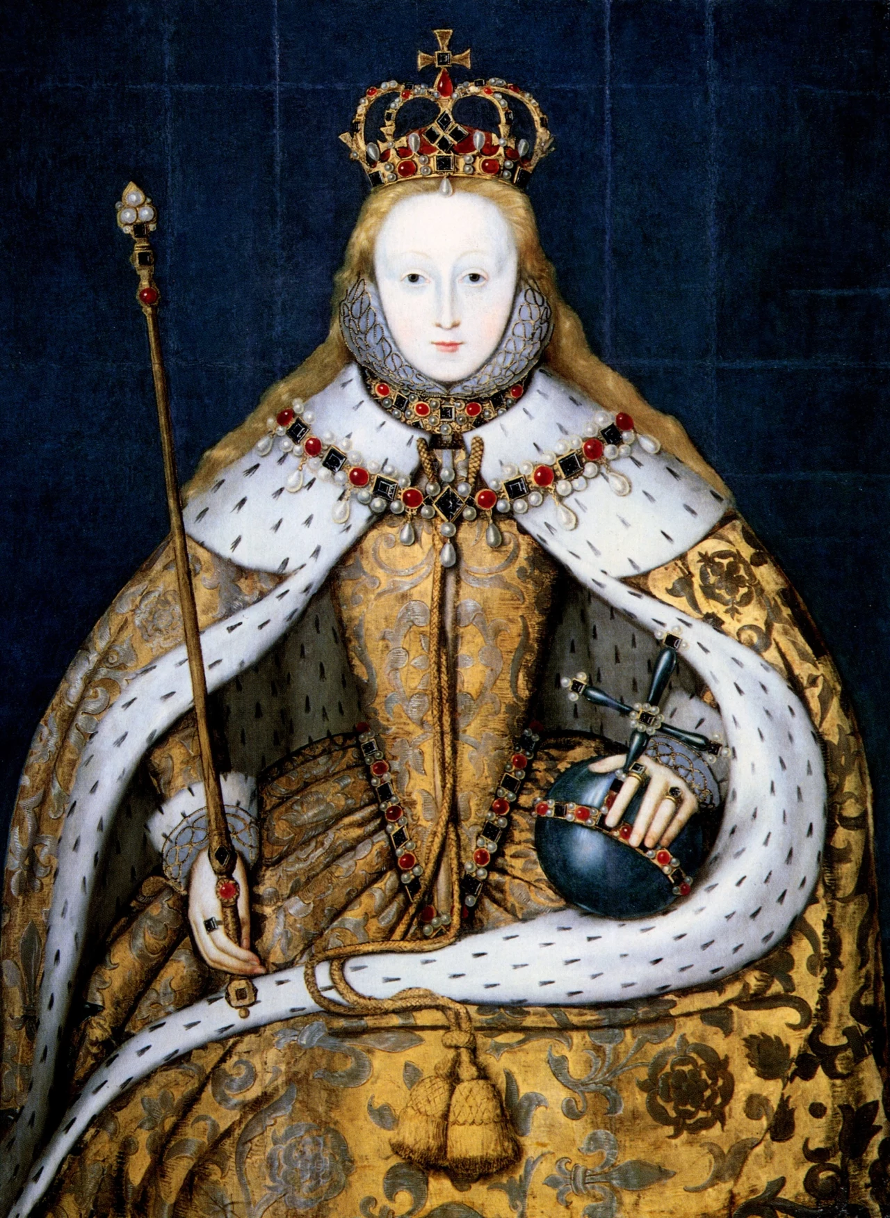 Elżbieta I Tudor (1533-1603 r.) Jedna z najsłynniejszych kobiet, jakie kiedykolwiek zasiadały na tronie. Można rzec, że była celebrytką na miarę swoich czasów: bardzo dbała o wizerunek i cenzurowała nawet swoje portrety. Historycy określają ją również mianem trendsetterki, która była na bieżąco z najnowszymi stylizacjami. Przede wszystkim jednak Elżbieta I Tudor była wytrawnym politykiem i wojowniczką. Okrucieństwo wobec przeciwników usprawiedliwiała troską o dobro kraju. Swój przydomek "Królowa Dziewica" Elżbieta I Tudor zawdzięcza nieskrywanej niechęci do małżeństwa. Królowa twierdziła, że jej małżonkiem jest Anglia, a jej dziećmi – wszyscy obywatele. Ponoć decyzję o rezygnacji z roli żony podjęła w wieku 8 lat, kiedy jej macocha Katarzyna Howath straciła głowę na rozkaz ojca – Henryka VIII. Niechęć do małżeństwa i seksu mogła być konsekwencją traumatycznego dzieciństwa.