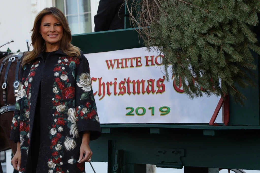 Melania Trump jest już gotowa na nadchodzące Święta Bożego Narodzenia