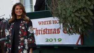 Melania Trump w świątecznym nastroju!