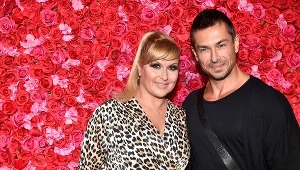 Katarzyna Skrzynecka z mężem Marcinem Łopuckim