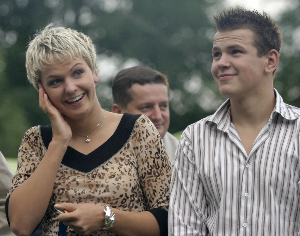 Otylia Jędrzejczak z bratem Szymonem Otylia Jędrzejczak z bratem Szymonem