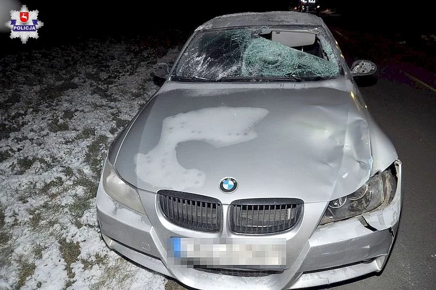 Kierowca BMW jechał za szybko