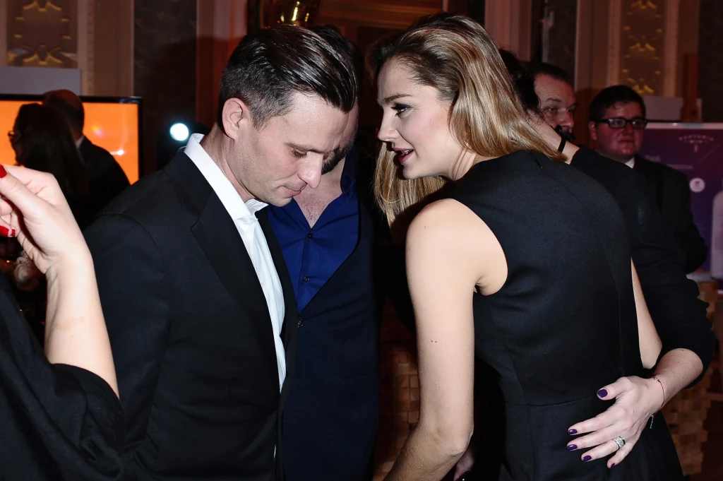 Małgorzata Socha z mężem