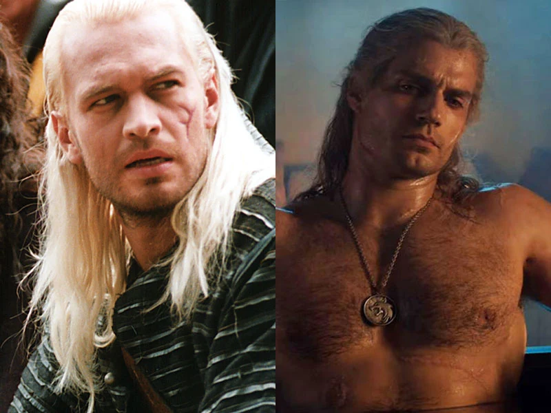 Michał Żebrowski (L) kontra Henry Cavill (P)