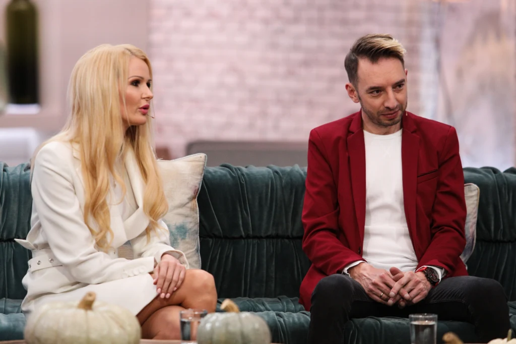 Adam Konkol z żoną