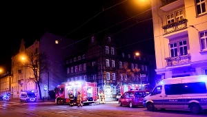 Służby na miejscu zdarzenia