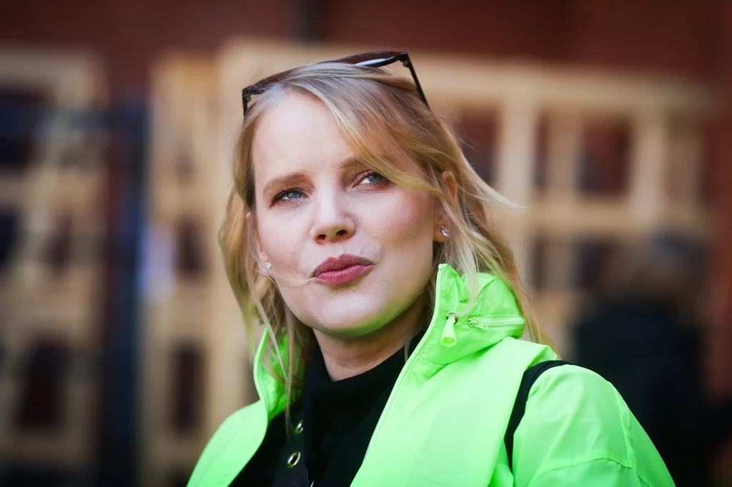 Joanna Kulig zaprezentowała się w sukni projektu Tomasza Ossolińskiego