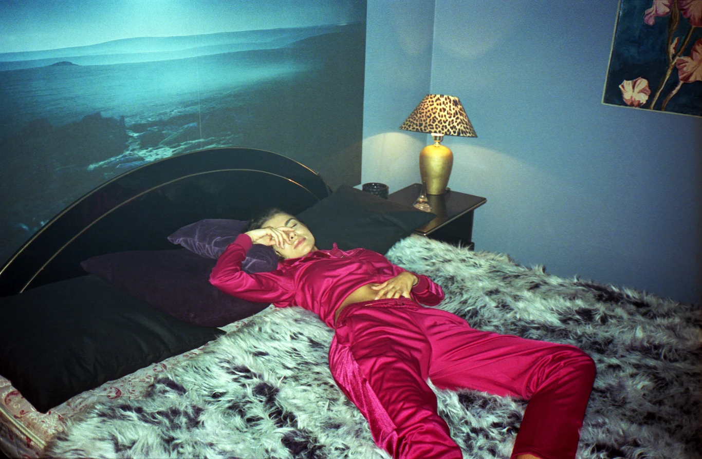 Natalia Siwiec na planie filmu "Jak zostałem gangsterem. Historia prawdziwa"