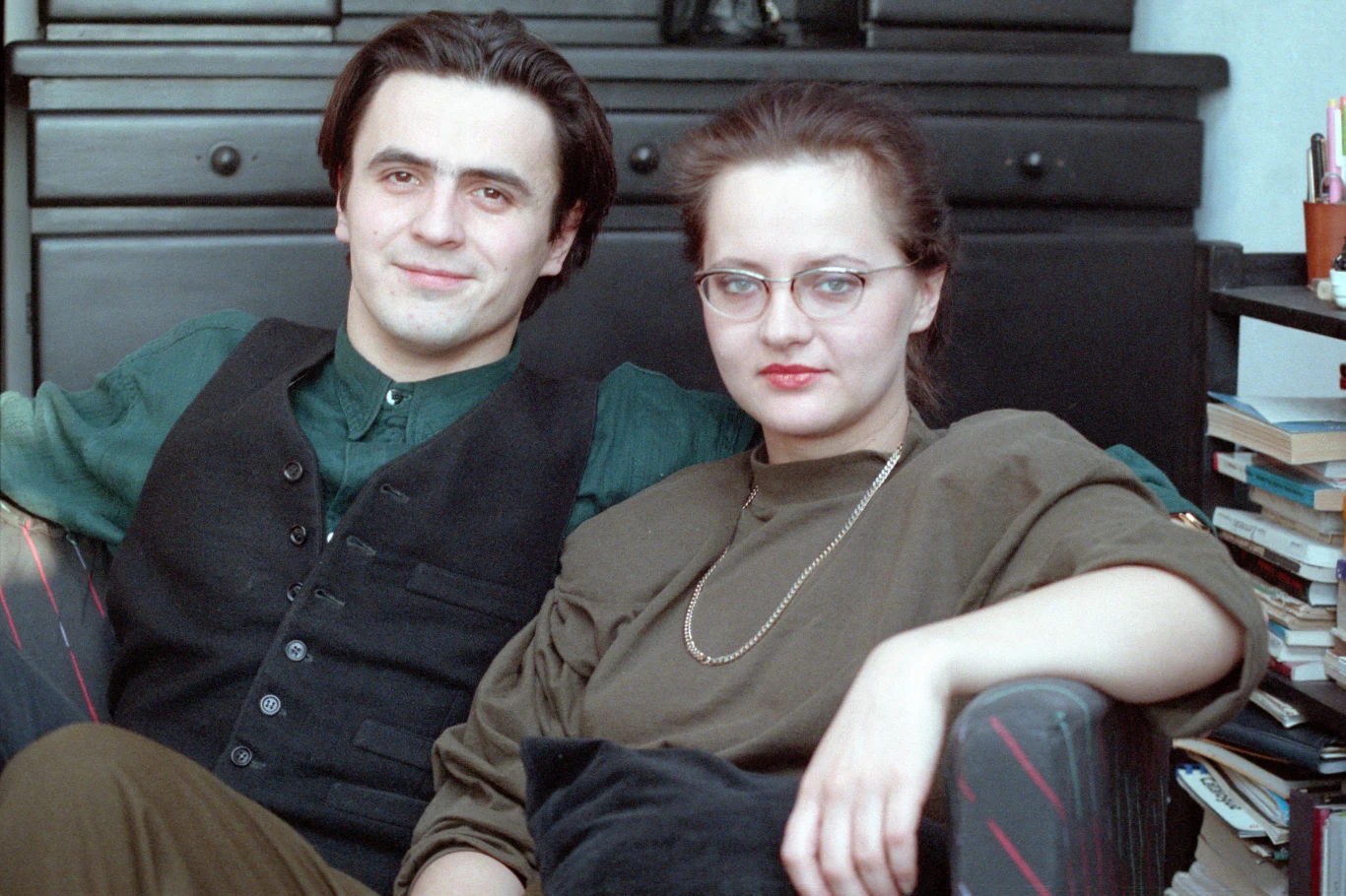 Piotr Polk i Hanna Polk na początku lat 90. Piotr Polk i Hanna Polk na początku lat 90.